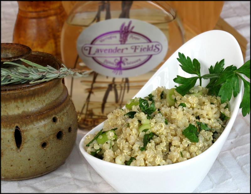 Quinoa salad with lavender vinaigrette. JACK CLEMONS PHOTO